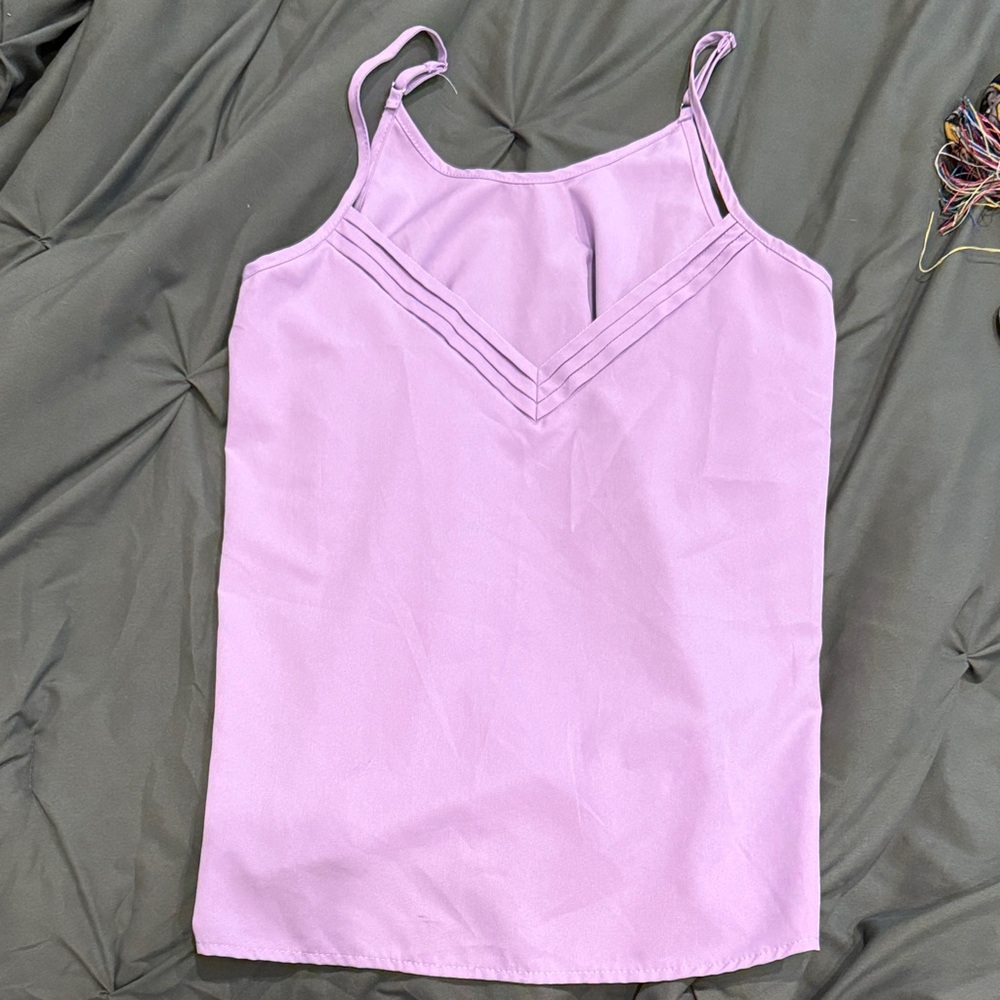 Lavender Spaghetti Strap Top